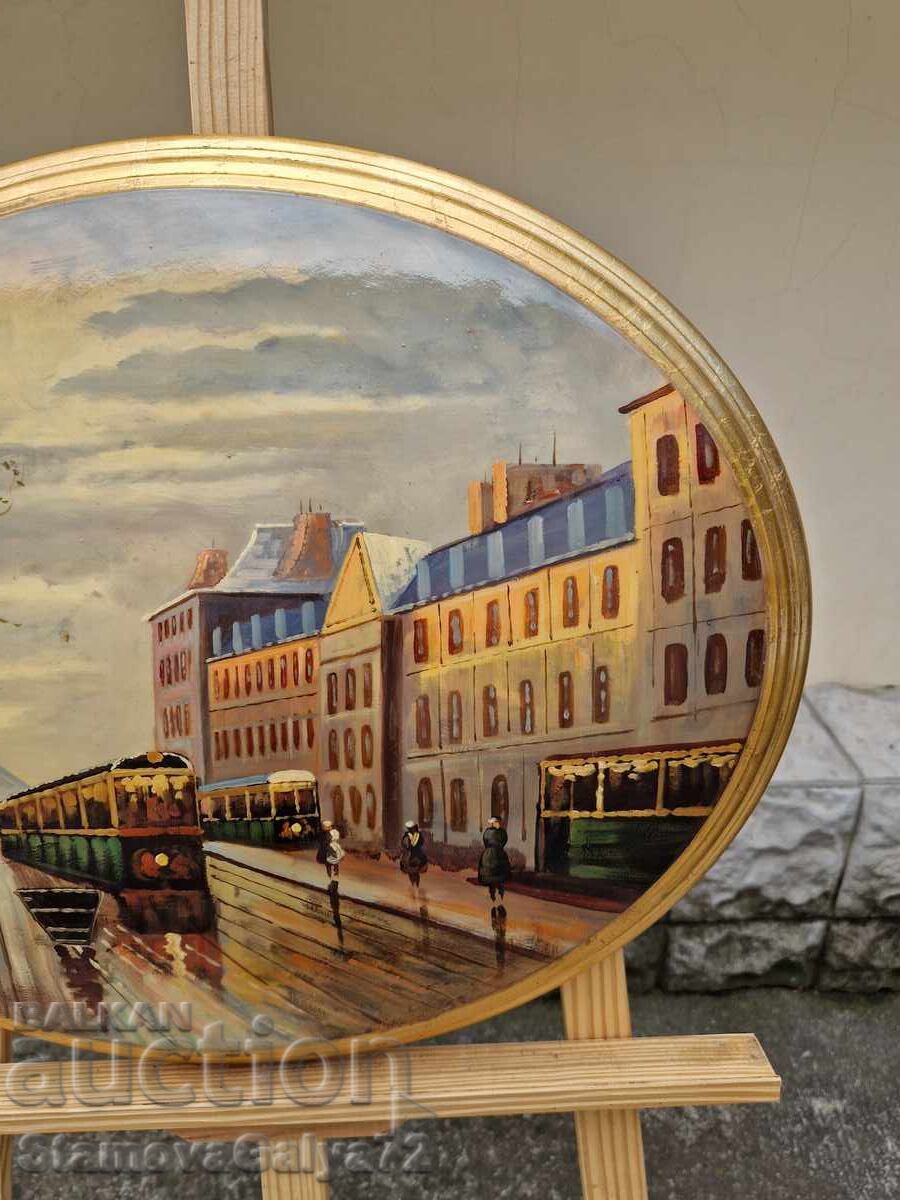 Delivery of Wonderful oil painting on a wooden base Delivery of Wonderful oil painting on a wooden base