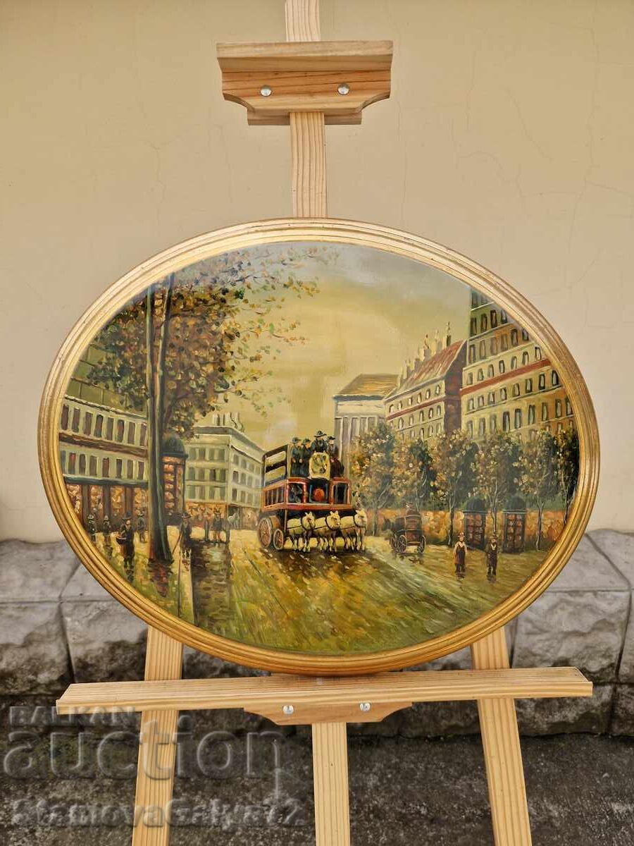 Tablou superb în ulei pe suport de lemn cu preț € 124.24 | 242.99 BGN