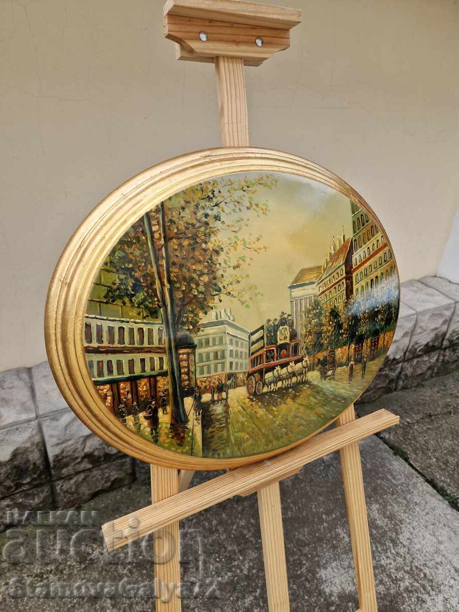 Tablou superb în ulei pe suport de lemn - 6 Tablou superb în ulei pe suport de lemn - 6