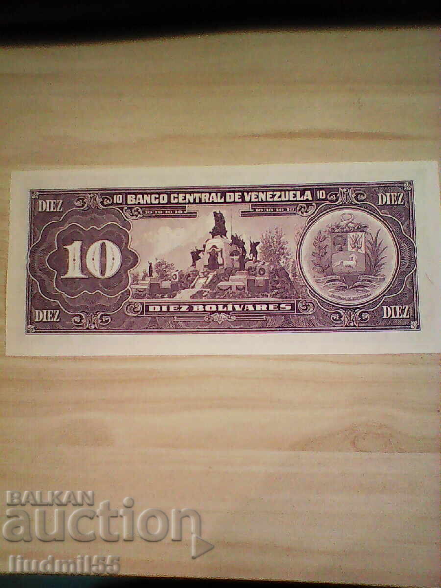 Venezuela 10 bolívares 1992 UNC cu preț € 4.10 | 8.02 BGN