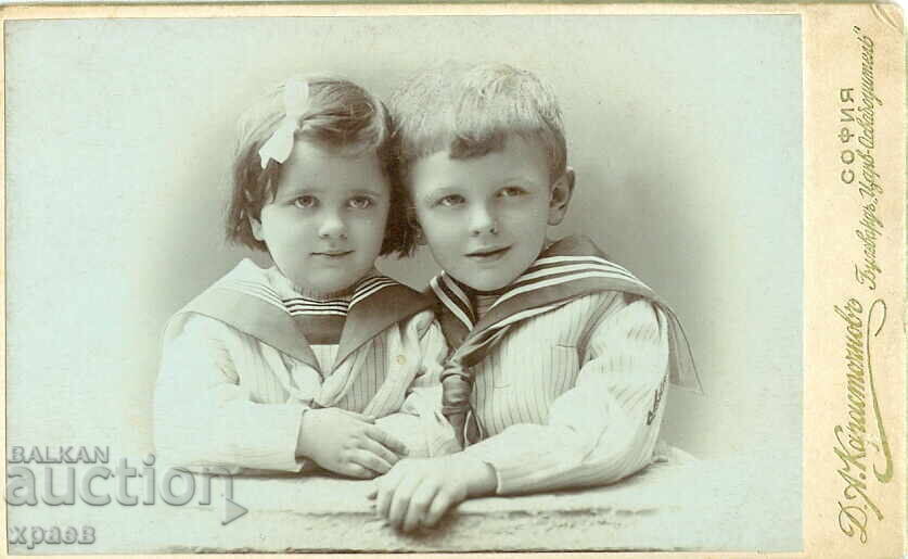 OLD PHOTOGRAPH - CARDBOARD - D. KARASTOYANOV - SOFIA - M1682