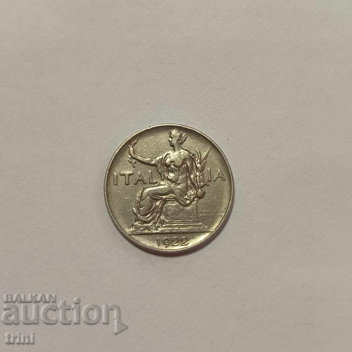 Ιταλία 1 λίρα 1922
