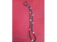 Antique hematite necklace