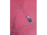 Antique amethyst necklace