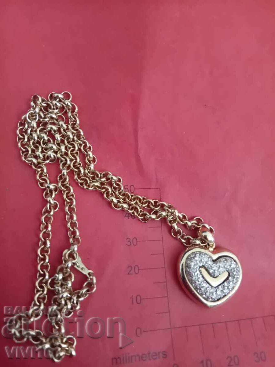 Antique necklace with natural stones