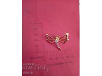 Αντίκα καρφίτσα με πέτρες