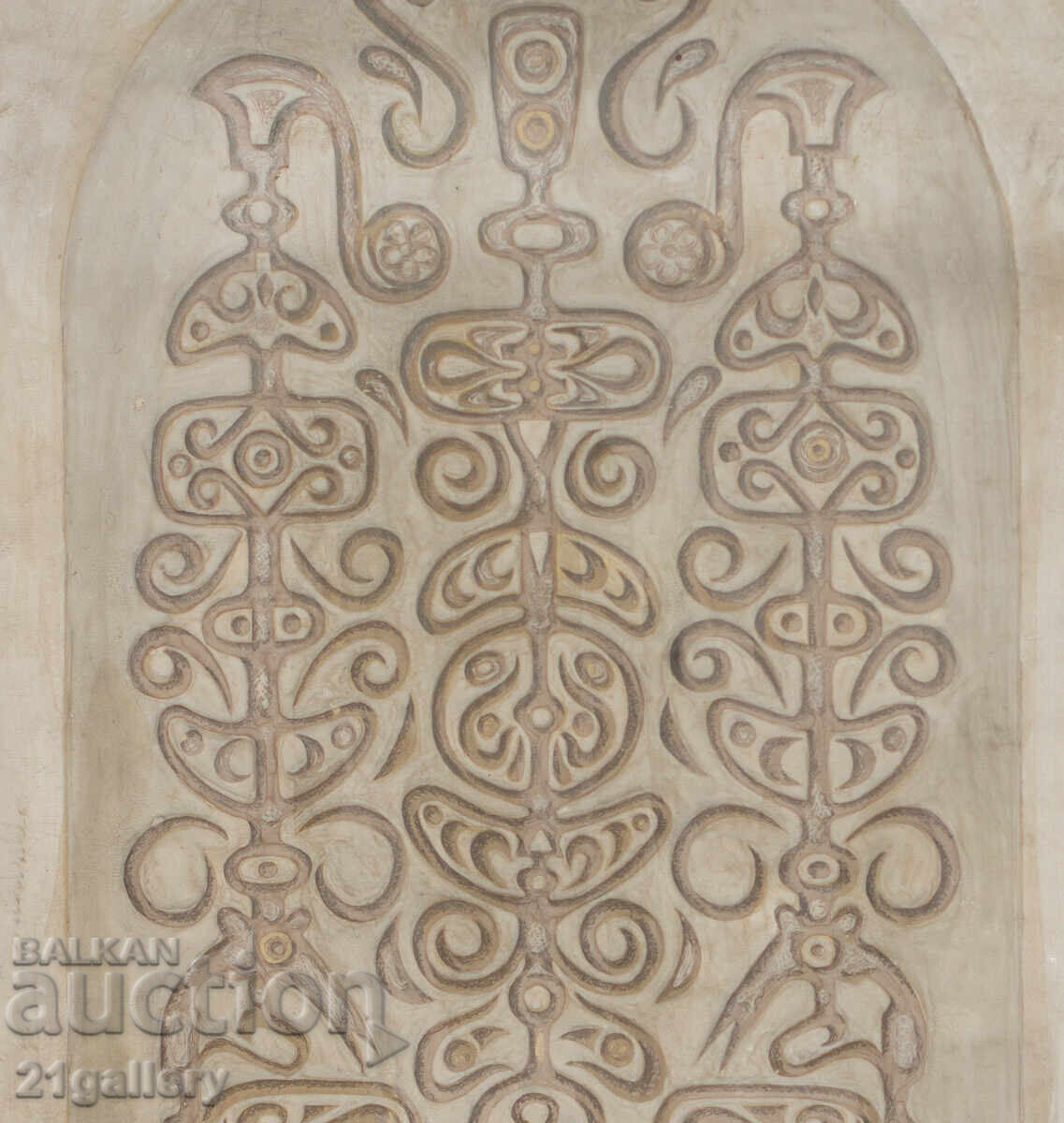 Old gouache painting, alla franca - 5