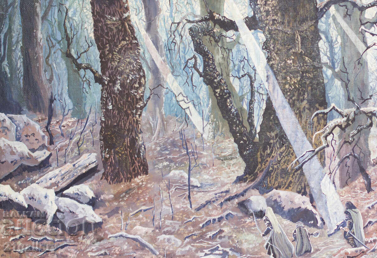 Παράδοση Έργο ζωγραφικής, ελαιογραφία, "Ο Άρχοντας των Δαχτυλιδιών"