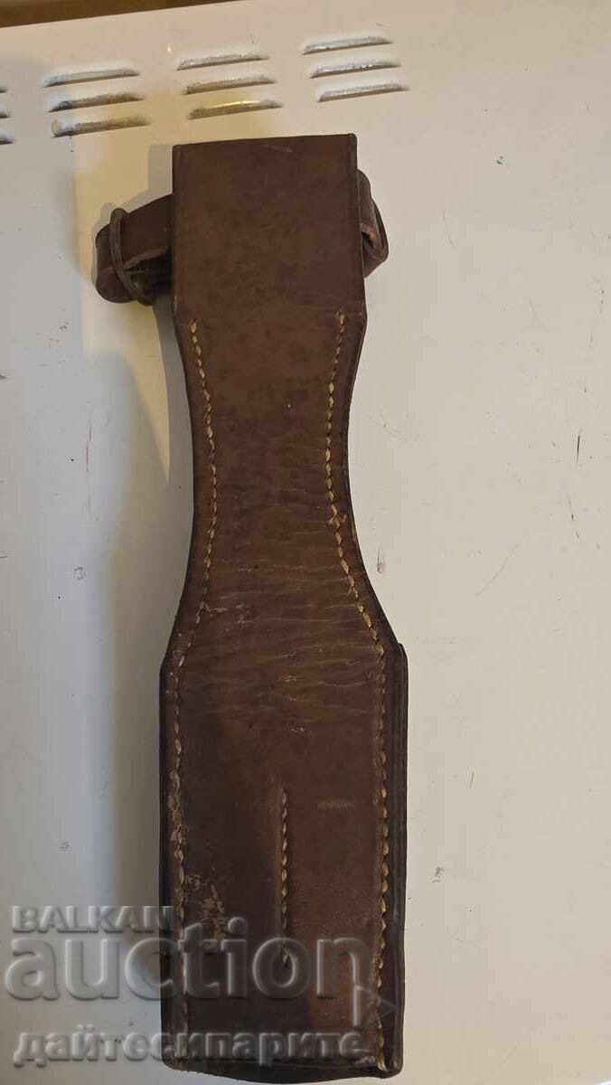 Knife sheath, leather with price 60.00 BGN | € 30.68 Knife sheath, leather with price 60.00 BGN | € 30.68