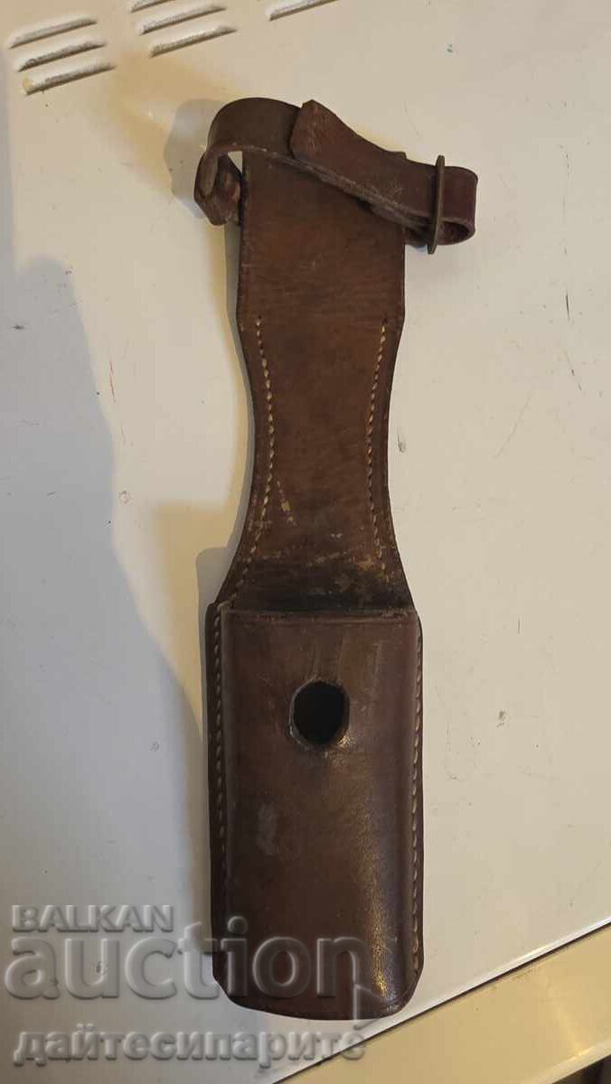 Knife sheath, leather Knife sheath, leather