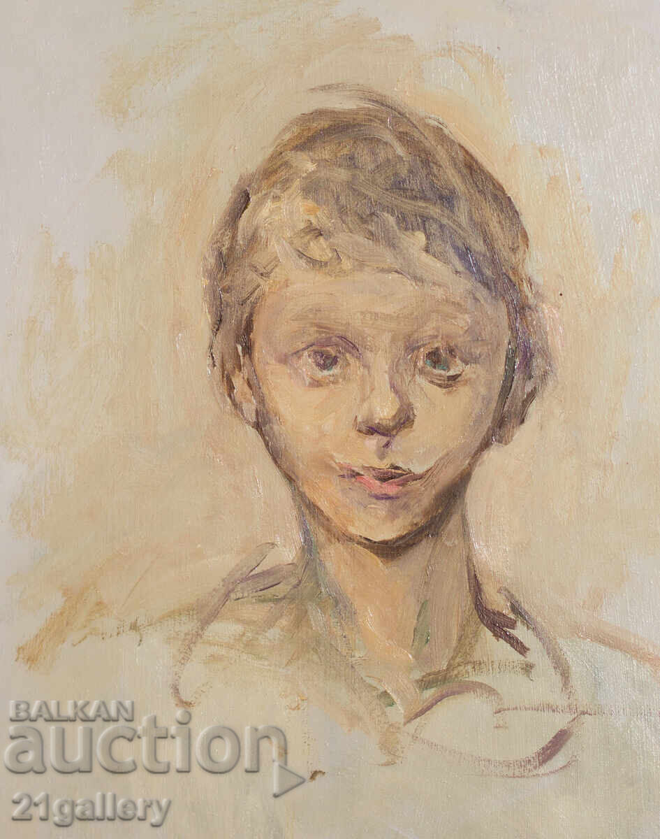 Delivery of Oil painting, portrait of a boy