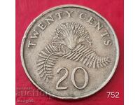 20 cents 1991 - Singapore