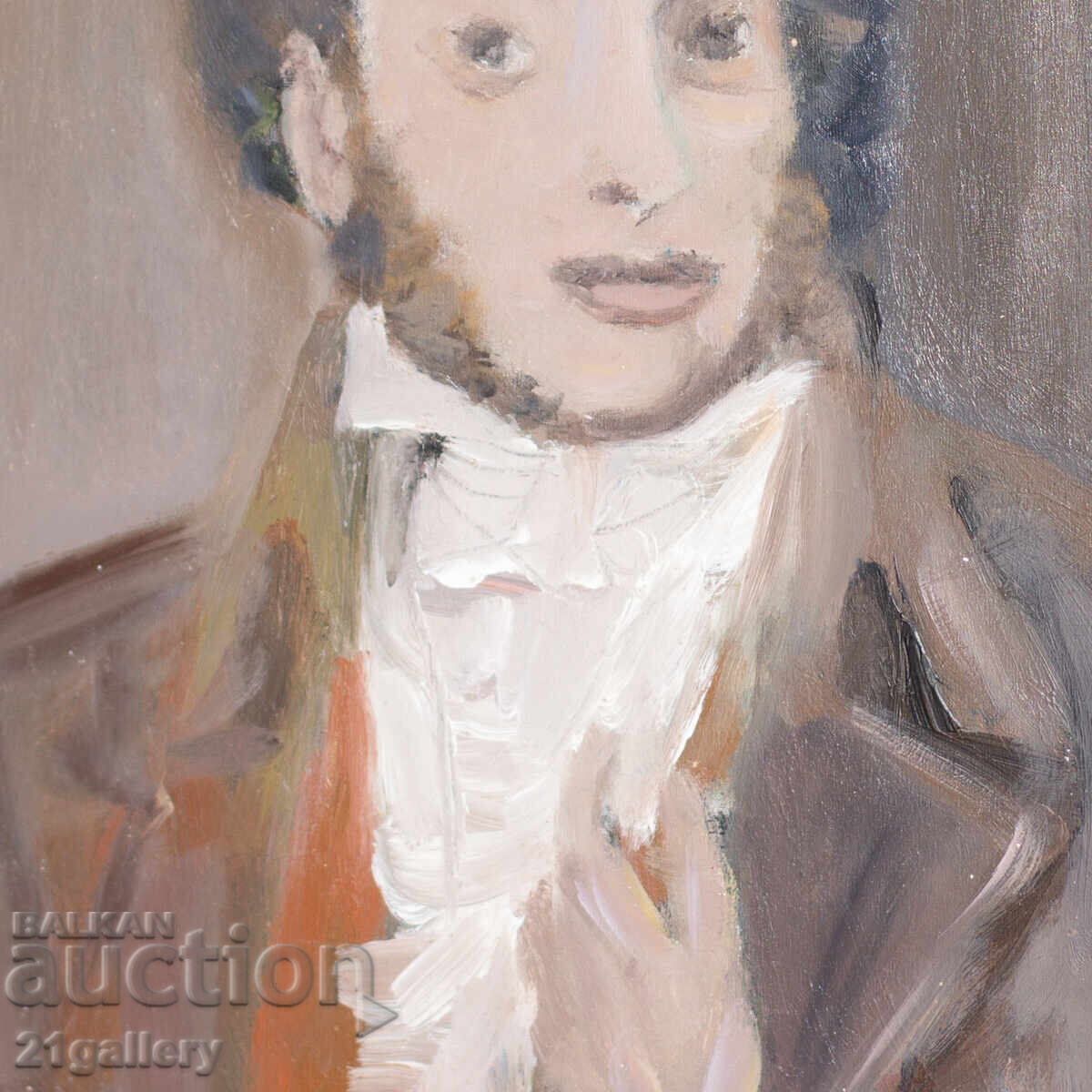 Contemporary Oil Painting Portrait of Alexander Pushkin - 5