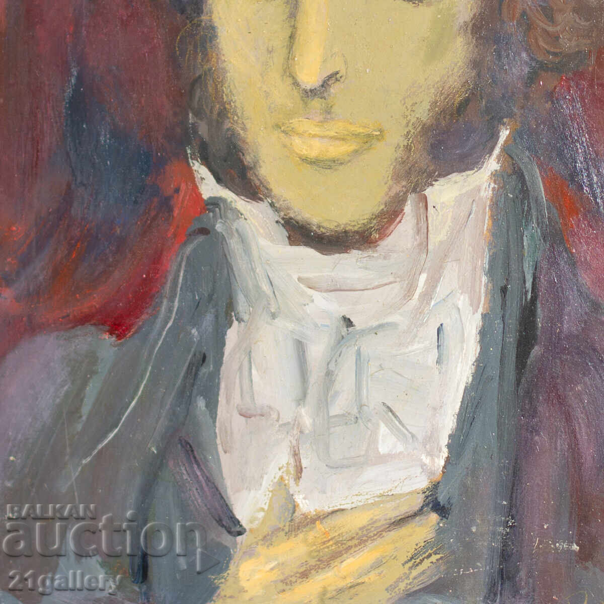 Σύγχρονος ελαιογραφικός πίνακας πορτρέτο του Αλεξάντερ Πούσκιν - 5