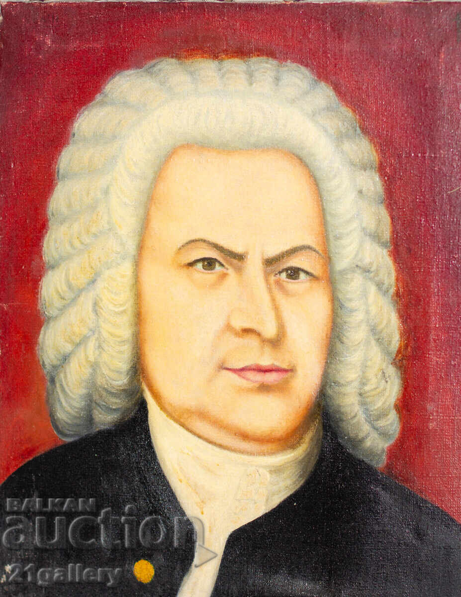 Παλιός ελαιογραφικός πίνακας πορτρέτο υπογεγραμμένος με τιμή 350.00 BGN | € 178.95