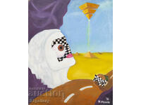 Tablou contemporan, compoziție suprarealistă