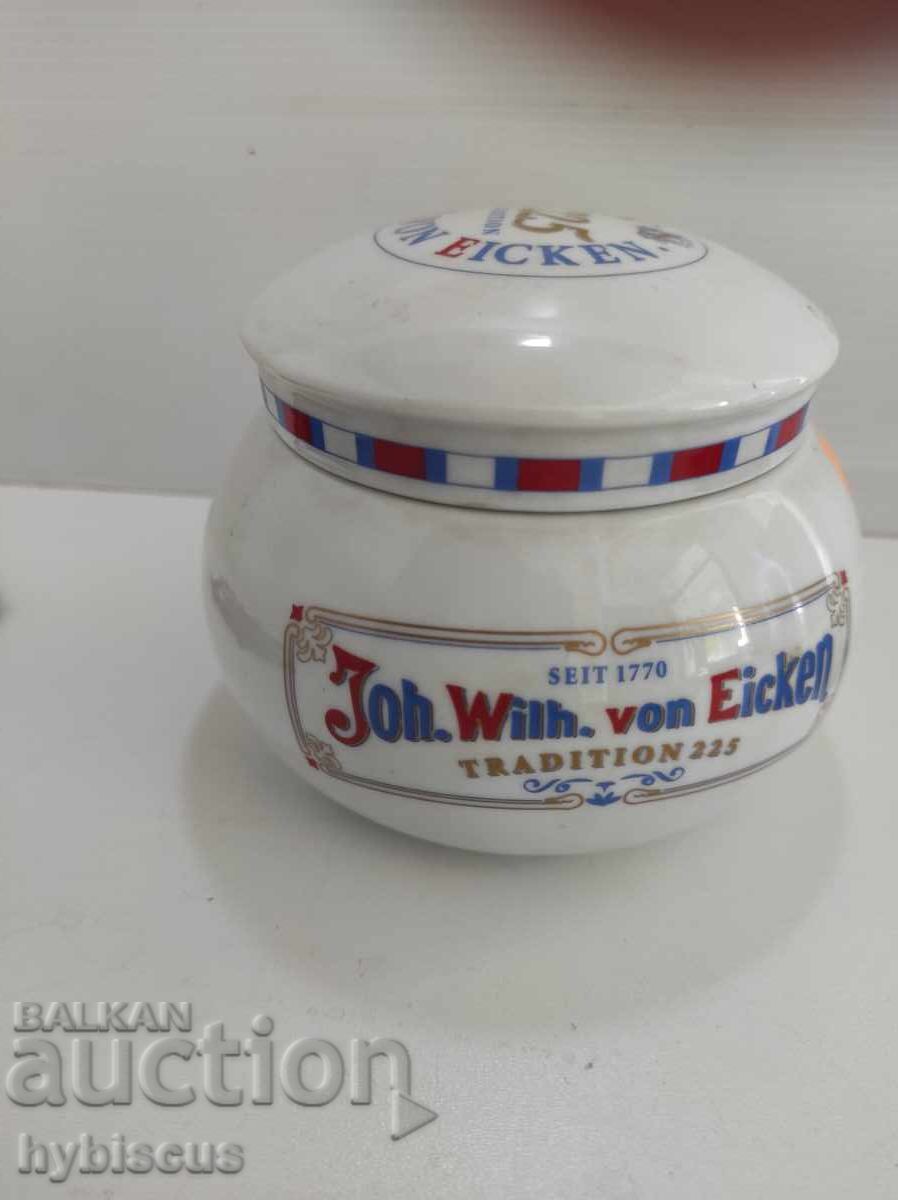 Porcelain tobacco jar with price 85.00 BGN | € 43.46