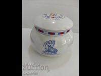 Borcan de porțelan pentru tutun