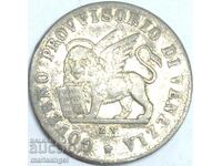 15 centesimi 1848 Ιταλία Βενετσιάνικο λιοντάρι ασήμι