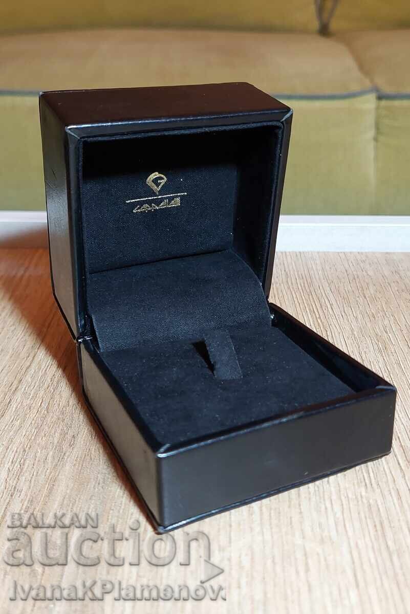 Jewelry box, leather, for connoisseurs