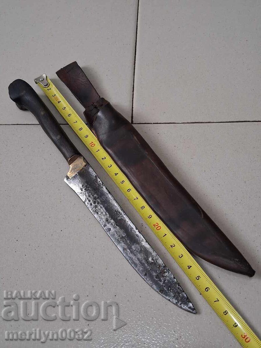 Παράδοση Μαχαίρι βοσκού με θήκη λεπίδα Παράδοση Μαχαίρι βοσκού με θήκη λεπίδα