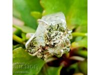 Inel de argint cu Cuarț Epidot