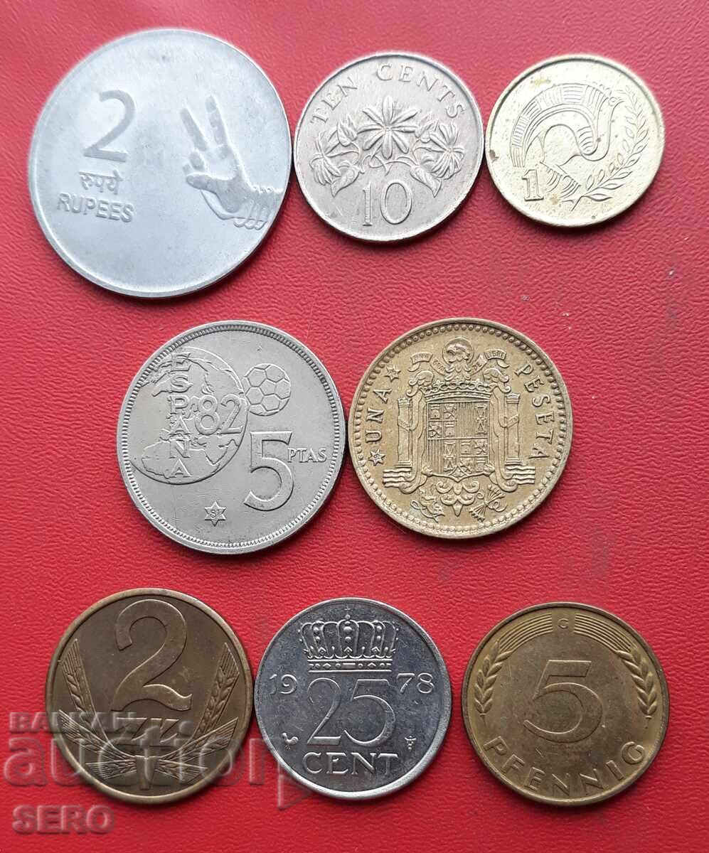Mixed lot of 8 coins Mixed lot of 8 coins