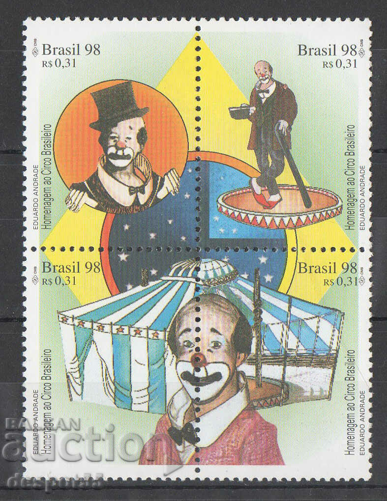 1998. Brazil. Circus. Block. 1998. Brazil. Circus. Block.