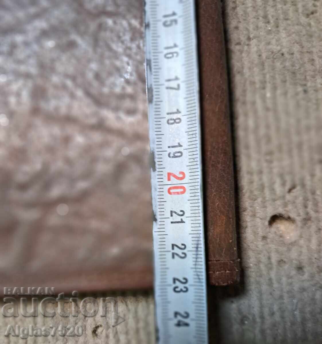 Μικρό χειροποίητο φάκελο από φυσικό δέρμα - 6