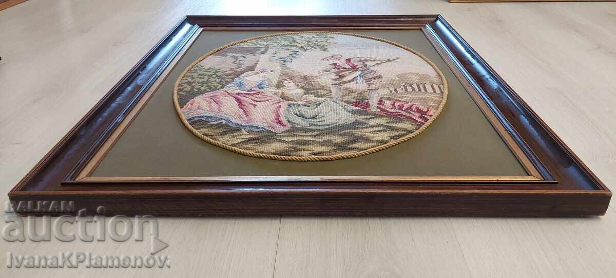 Ramă goblen din lemn pentru colecționari 79cm 68cm - 6