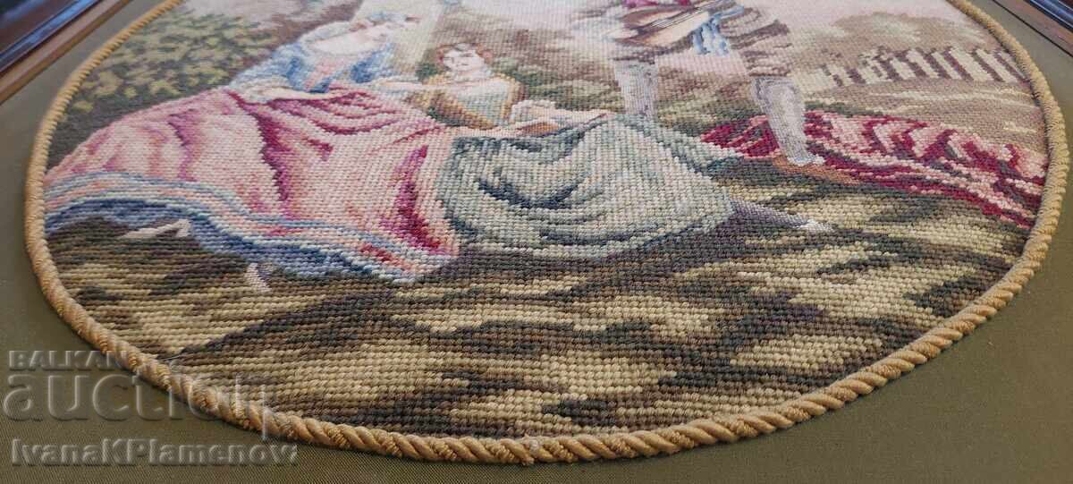 Ramă goblen din lemn pentru colecționari 79cm 68cm - 7