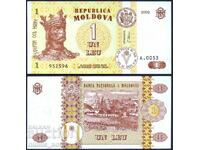 Молдова 1 лея 2002  г.  UNC