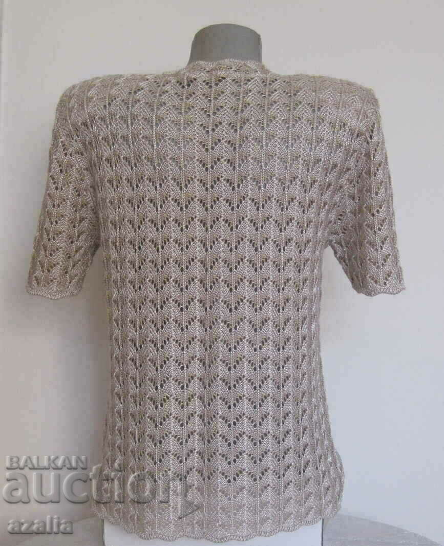 Auction Knitted summer blouse Auction Knitted summer blouse