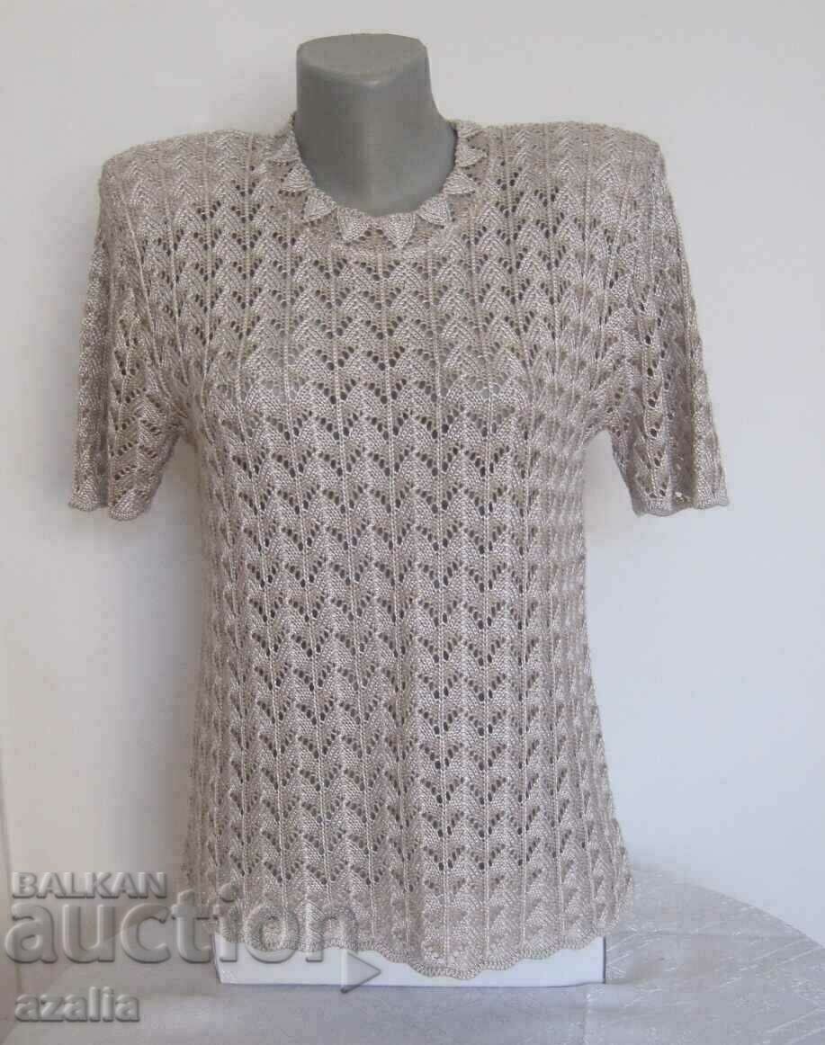 Knitted summer blouse Knitted summer blouse