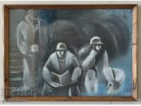 Old master painting, year 1989