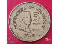 5 pesos 1997 - Filipine