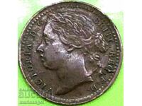 Μεγάλη Βρετανία 1/3 Farthing 1868 Victoria - Rare