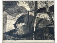 Αλμπενα Μιχαΐλοβα πίνακας γραφικών - “Αντικείμενο II” 1986