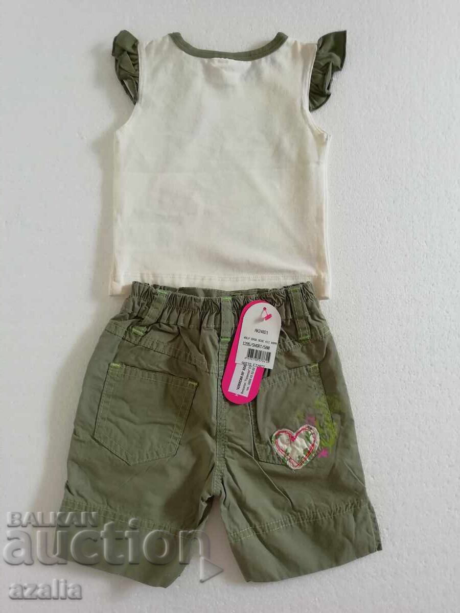 New summer set for a girl with price 15.00 BGN | € 7.67