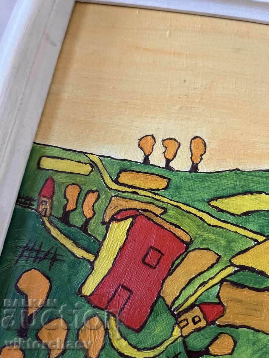 Auction  Interested in a painting - Landscape 1987