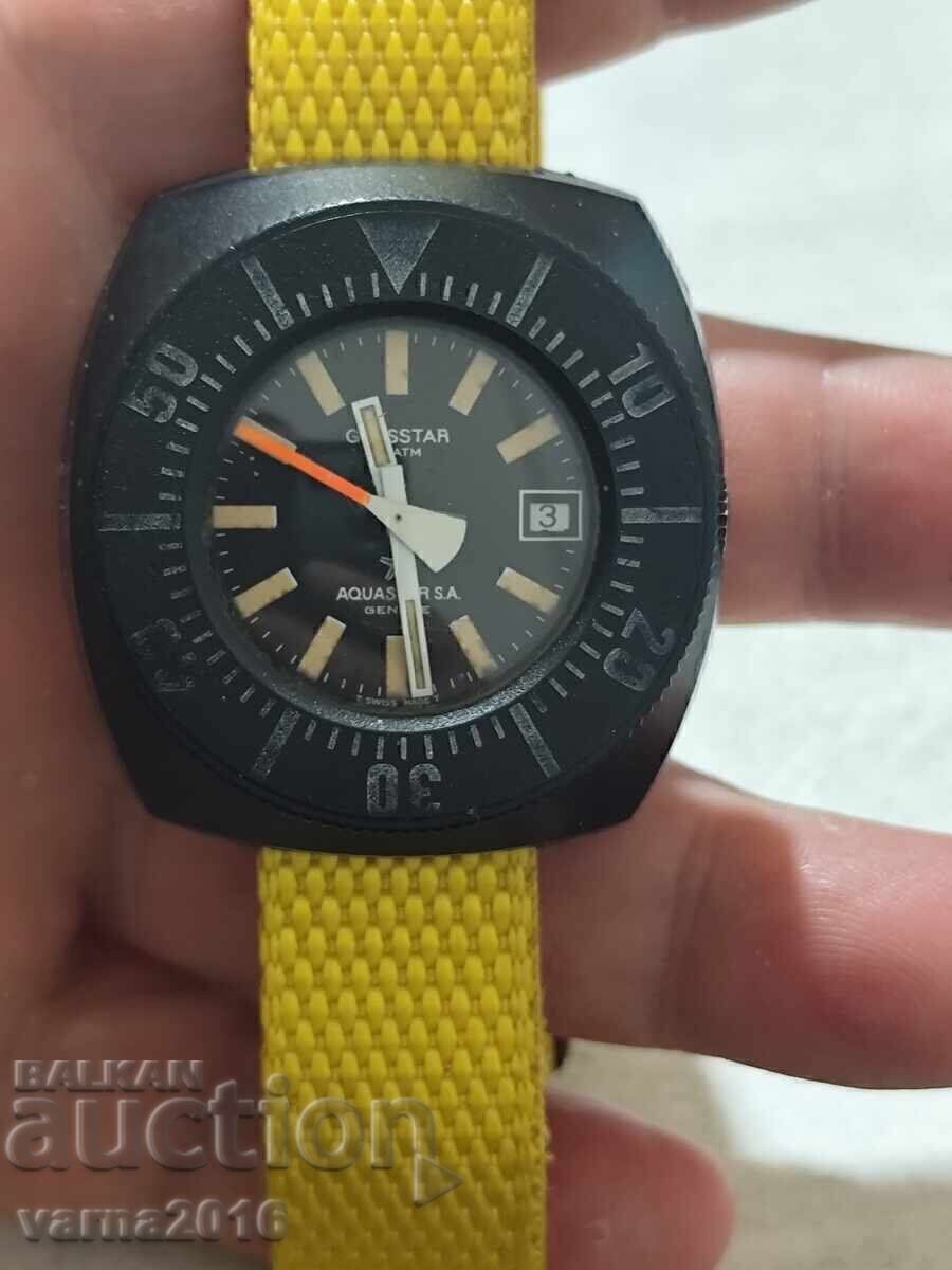 Automatic Dive Watch AQUASTAR GLASSTAR - 7 Automatic Dive Watch AQUASTAR GLASSTAR - 7