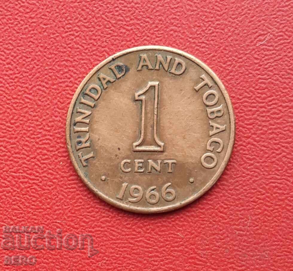 Trinidad and Tobago Islands-1 cent 1966 Trinidad and Tobago Islands-1 cent 1966