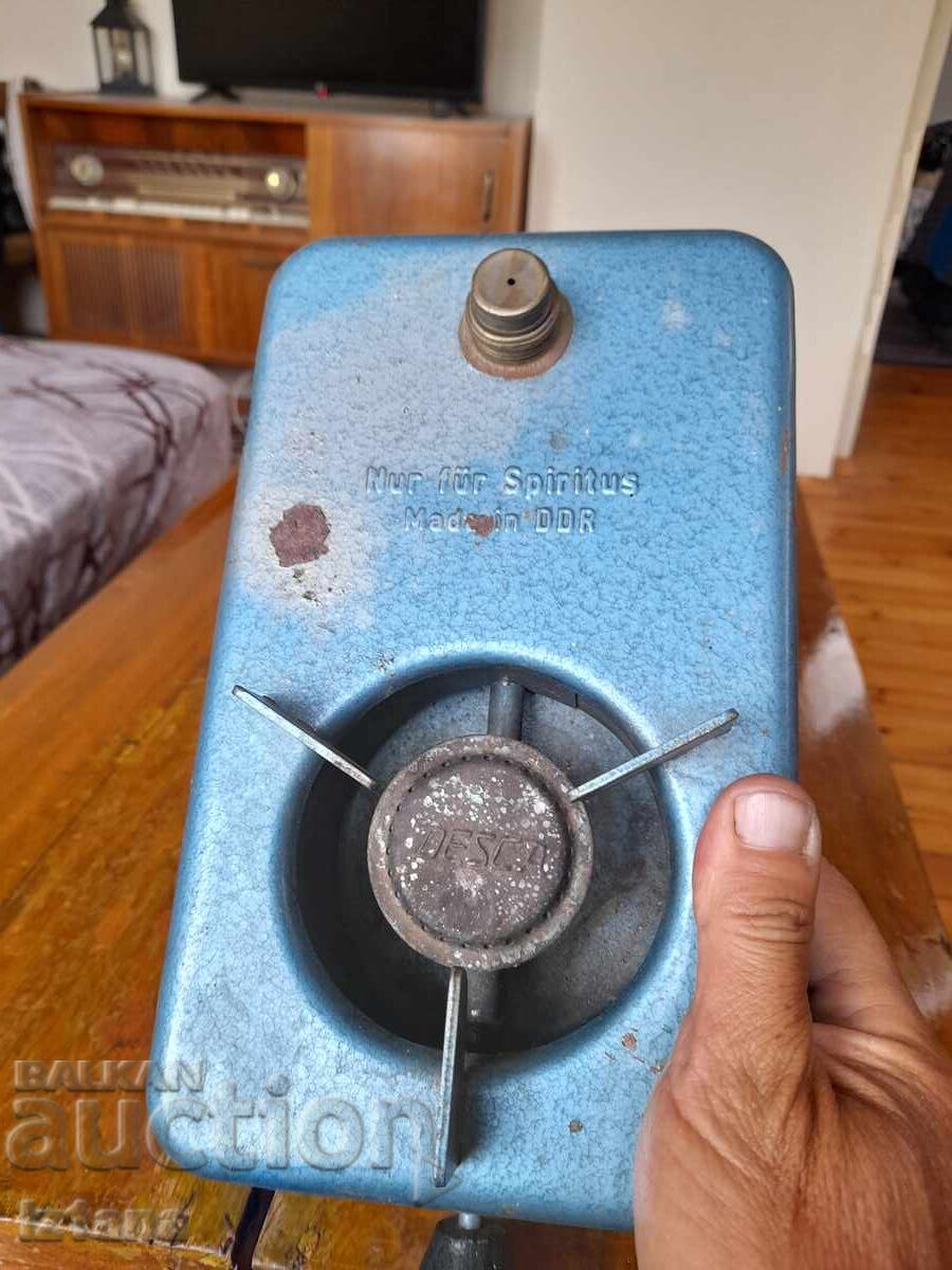 Delivery of Old alcohol stove, Desca alcohol