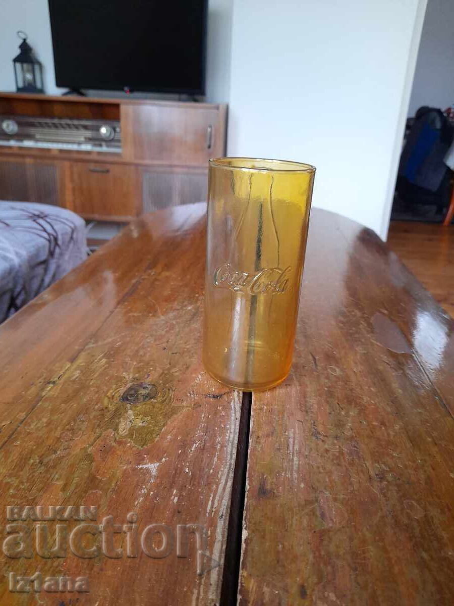 An old glass of Coca Cola, Coca Cola