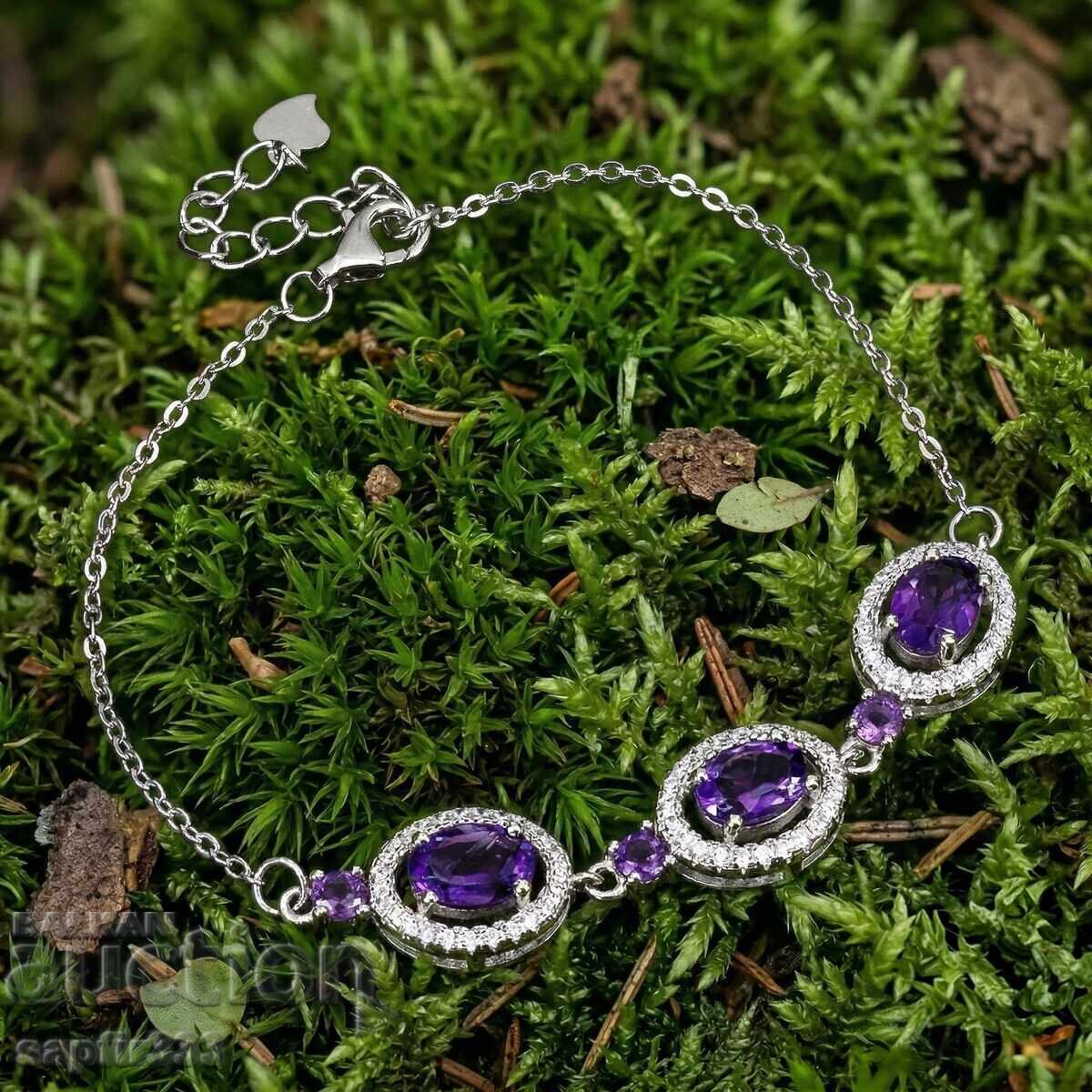 Livrarea BRĂȚARĂ RAFINATĂ CU AMETISTE