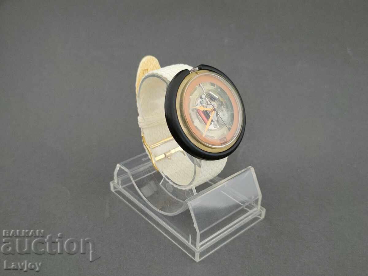 Аукцион Рядък модел Ретро часовник Swatch PoP 1990