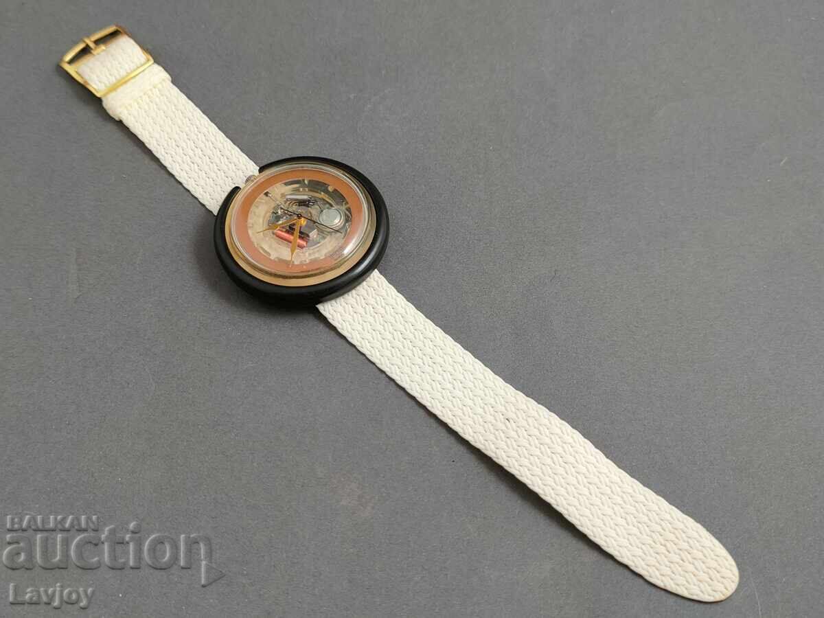 Рядък модел Ретро часовник Swatch PoP 1990 - 6