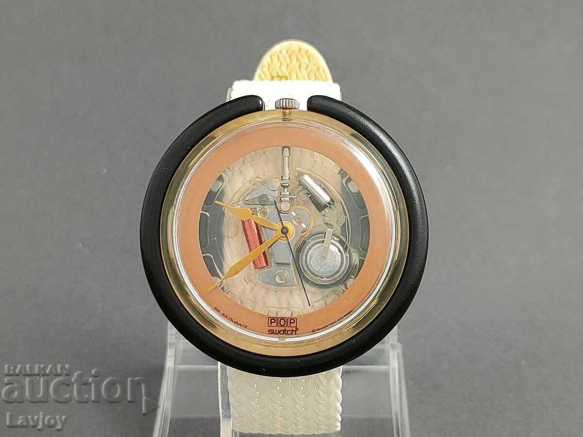 Рядък модел Ретро часовник Swatch PoP 1990