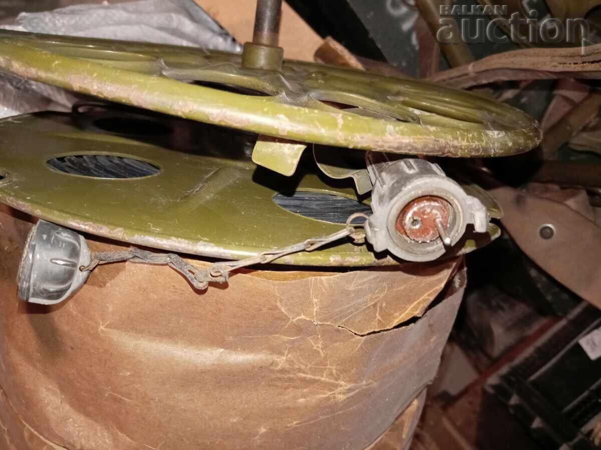 Auction Cable reel 400 m for field phone WW2 WWII Auction Cable reel 400 m for field phone WW2 WWII