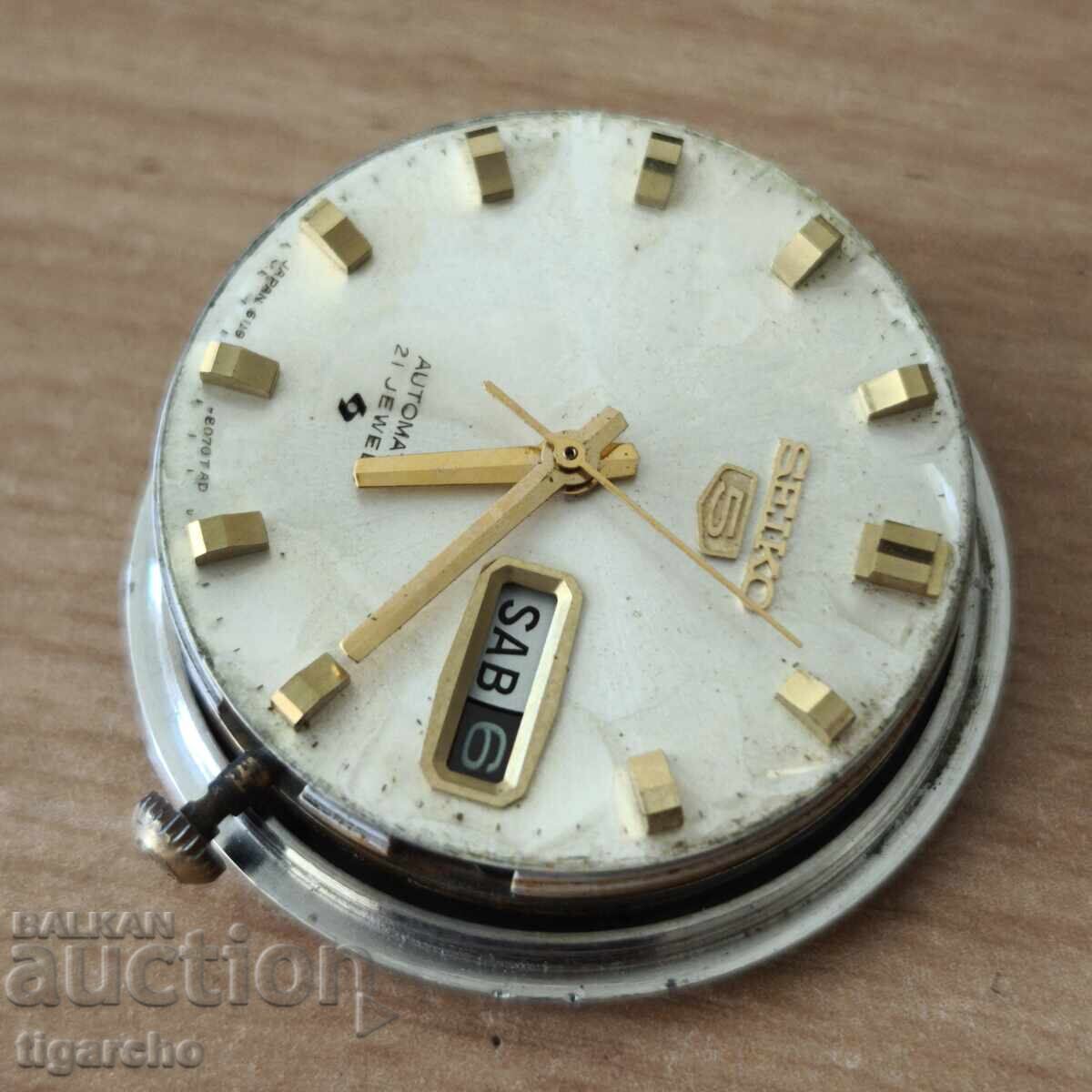 Μηχανισμός ανδρικού ρολογιού SEIKO 5 με τιμή 50.00 BGN | € 25.56